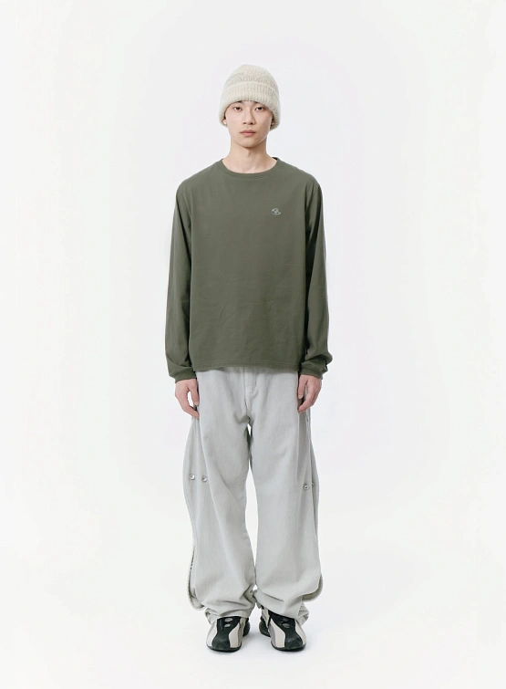 Лонгслив SAN SAN GEAR Logo L/S Khaki