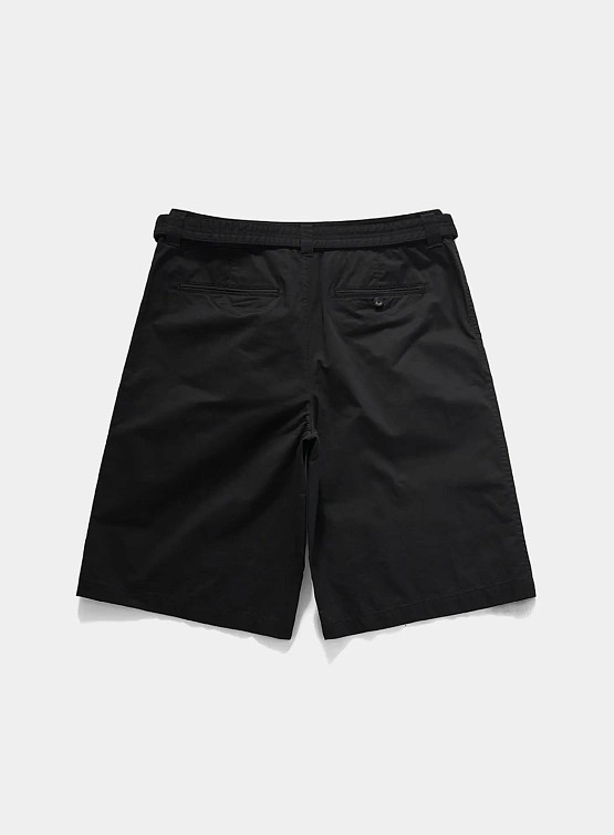 Шорты UNAFFECTED Belted One Tuck Black