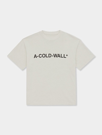 Футболка A-COLD-WALL* Esssential SS Logo Bone