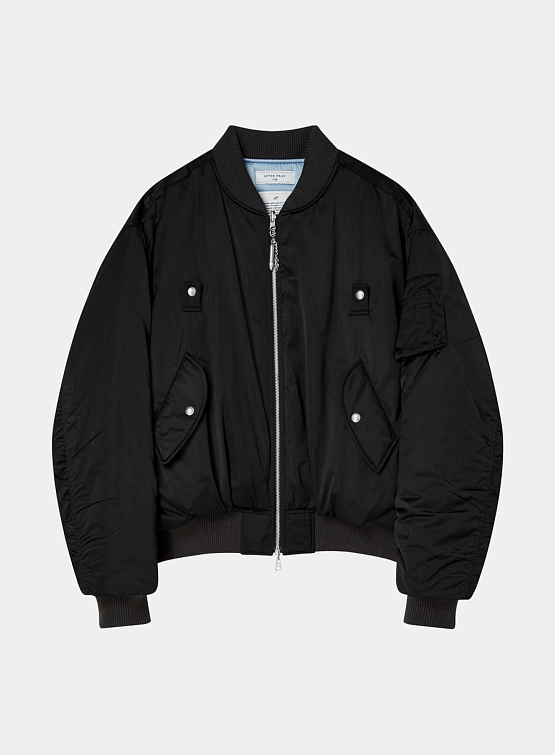 Бомбер AFTER PRAY Reversible MA-1 Bomber Black