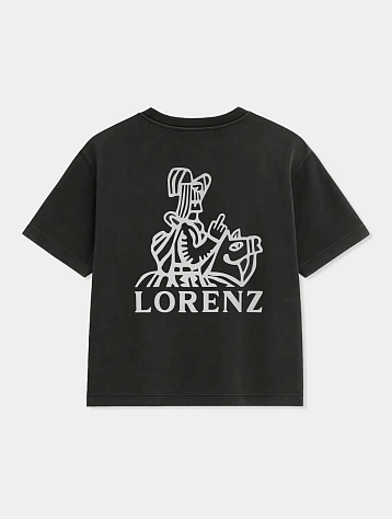 Футболка lorenz Salute T-Shirt Washed Black