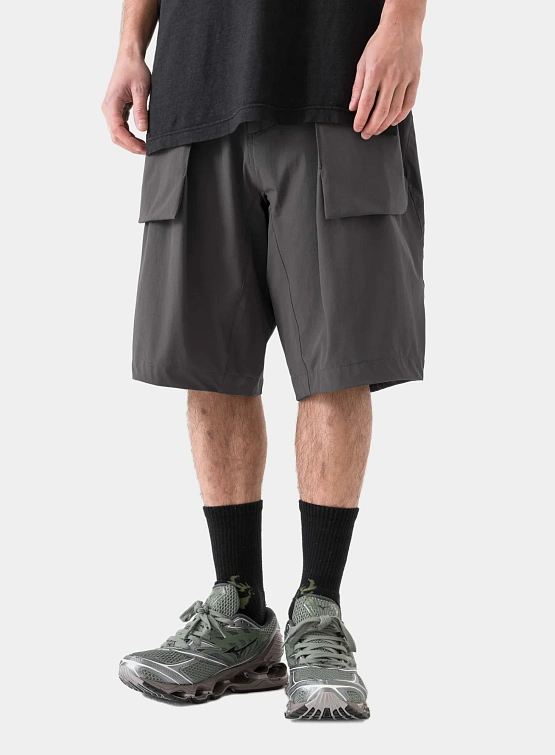 Шорты MAHARISHI 6042 Recycled Nylon Cargo Charcoal
