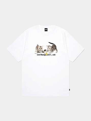 Футболка LMC Playing Cats Tee White