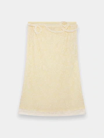 Женская юбка MARRKNULL Lace Layered Beige