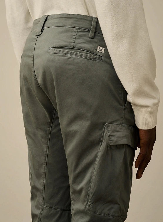 Брюки C.P. Company Stretch Sateen Ergonomic Stormy Weather