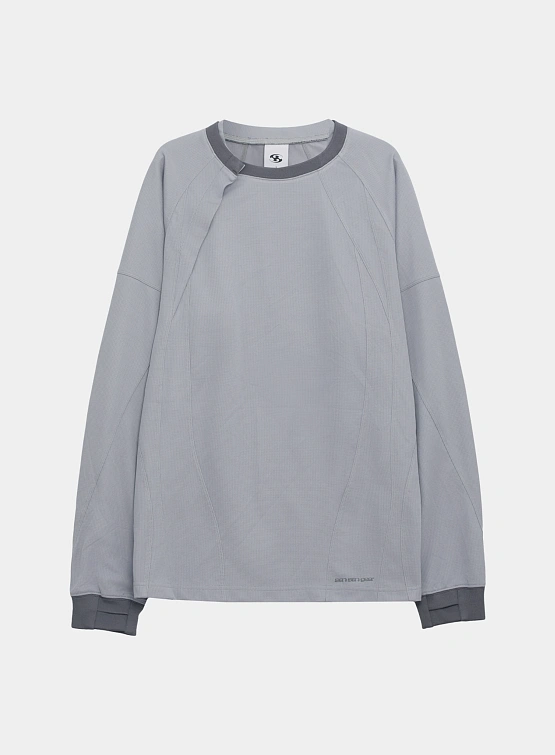 Лонгслив SAN SAN GEAR Placket L/S  Grey