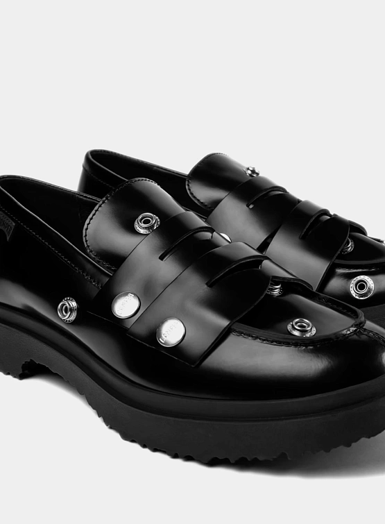 Лоферы Camper Twins Buttons Black