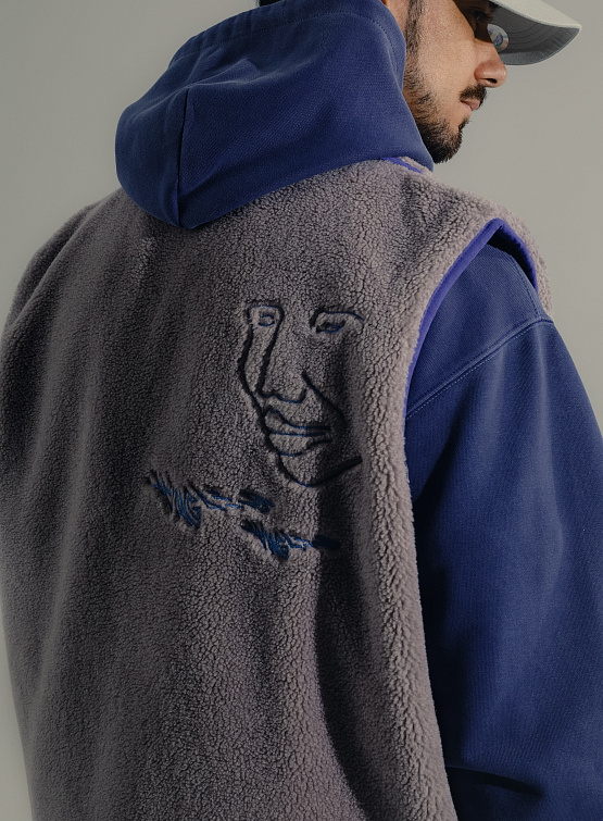 Жилет Jungles Jungles Fuzzy Vest Brown/Blue