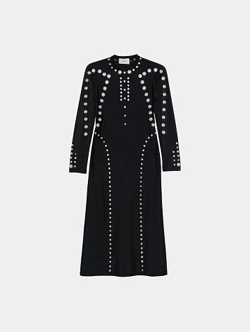 Женское платье Coperni Snap Dress Black
