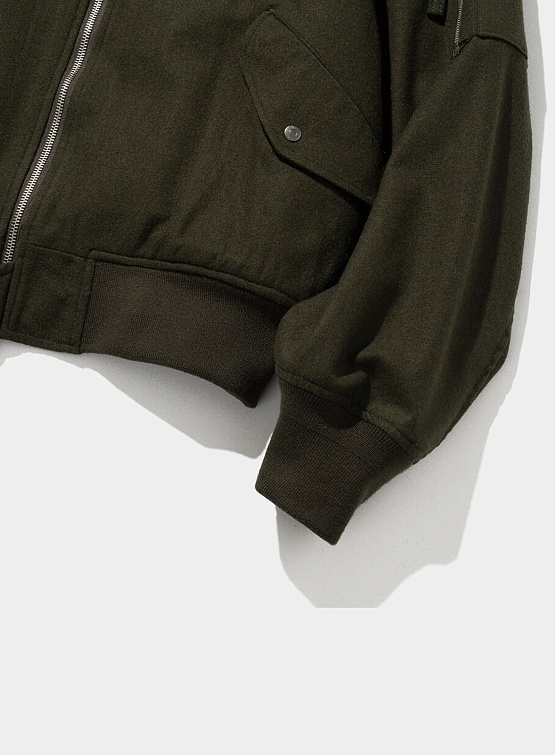 Бомбер Uniform Bridge Wool MA-1 Jacket Khaki