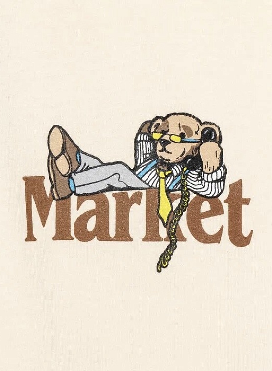Футболка MARKET Better Call Bear T-Shirt Earth