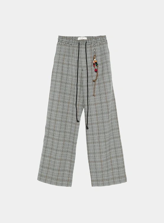 Брюки Song for the Mute Relaxed Lounge Vintage Check Grey