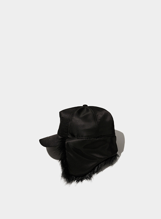 Кепка OPEN YY Faux Fur Earflap Black
