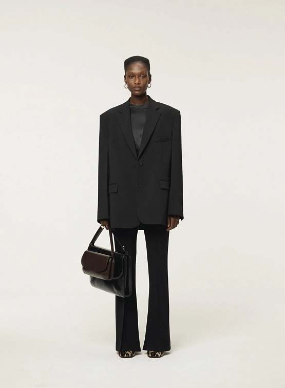 Женский пиджак Recto Signature Single Breasted Black