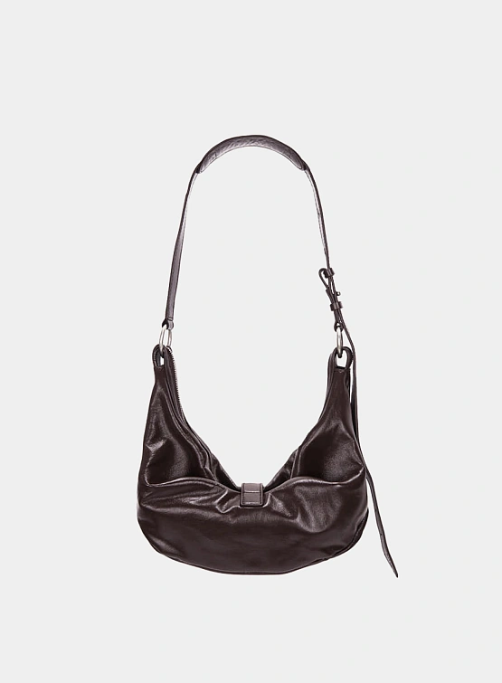 Сумка MARGESHERWOOD Belted Hobo Medium Dark Brown