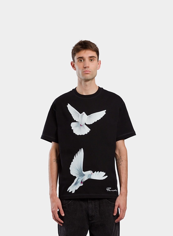 Футболка 3.PARADIS SS T-Shirt Freedom Doves Black