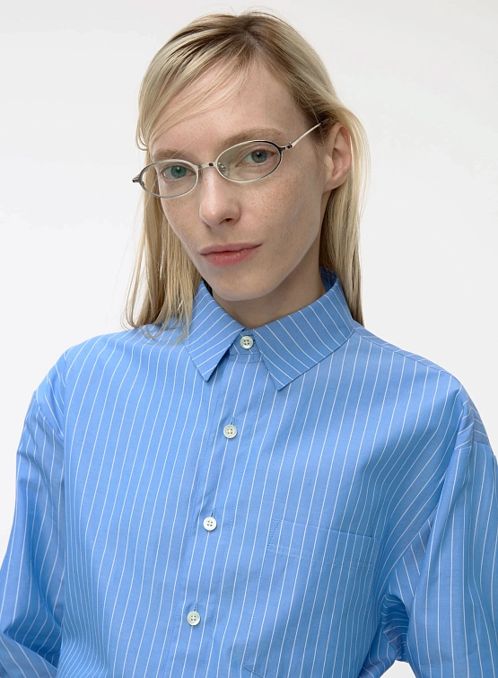 Рубашка ADERERROR Sig BL Tag Shirt 01 Stripe