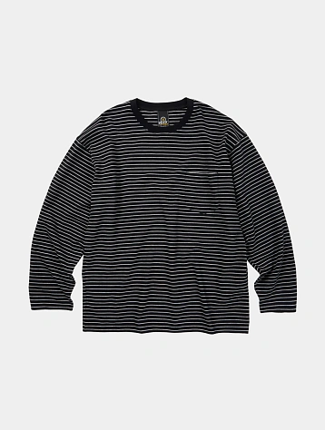 Лонгслив FrizmWORKS Stripe Oversized Relax Black