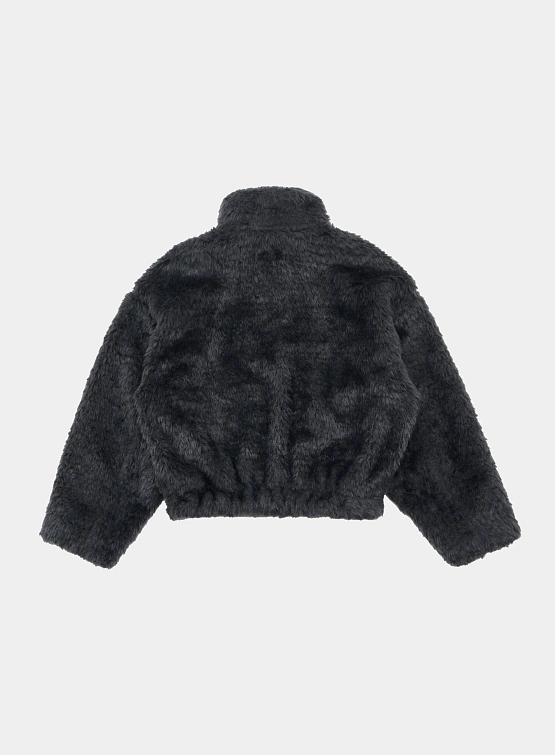 Женская флисовая куртка AMOMENTO Hairy Fur Blouson Charcoal