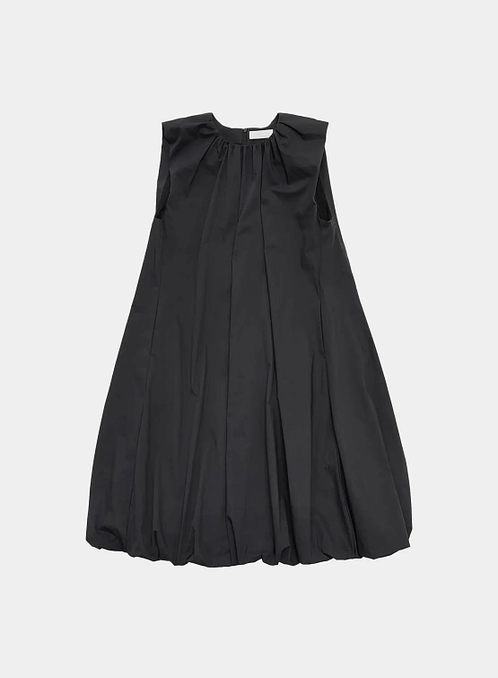 Женское платье AMOMENTO Cotton Volume Shirring Charcoal