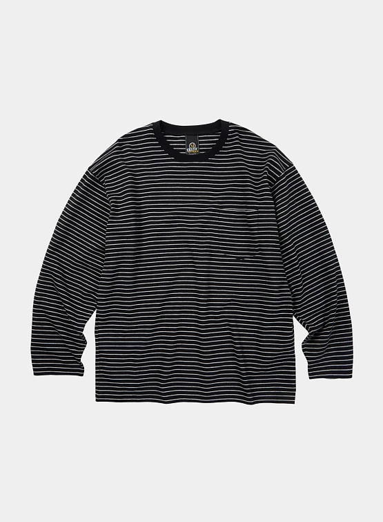 Лонгслив FrizmWORKS Stripe Oversized Relax Black