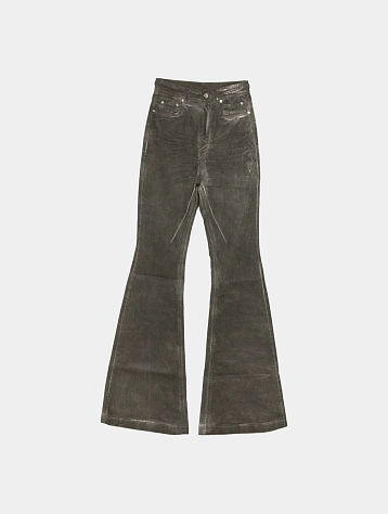 Женcкие джинсы RICK OWENS DRKSHDW Bolan Bootcut Dark Dust