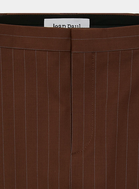 Женская юбка Jean Paul Gaultier Tailoring Pinstriped Brown/Light Blue