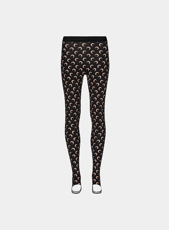 Женские леггинсы Marine Serre Recycled Moon Stirrup Inverse Tan