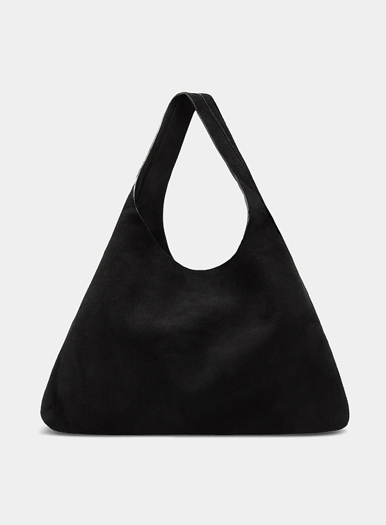 Сумка LE17SEPTEMBRE Suede Hobo Large Black