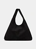 Сумка LE17SEPTEMBRE Suede Hobo Large Black