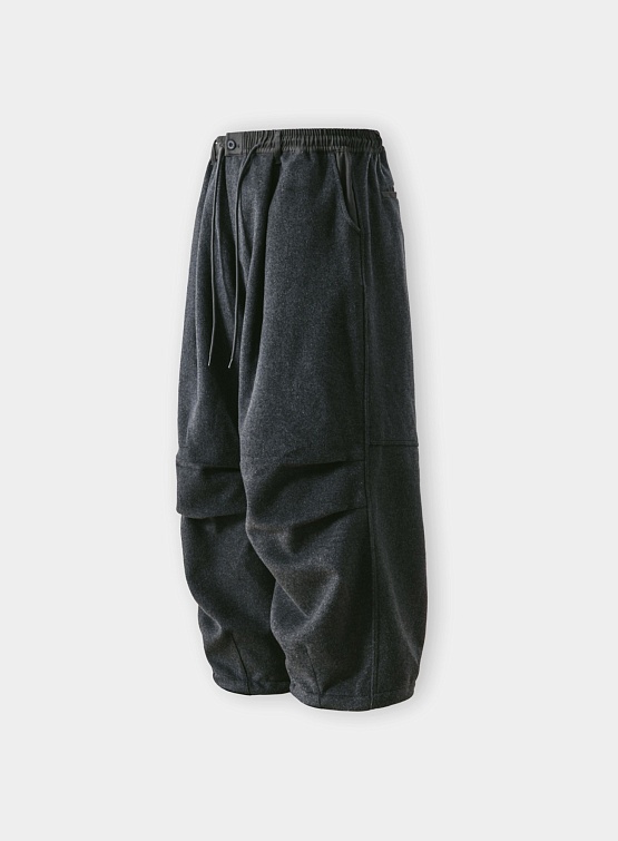 Брюки ANGLAN Droopy Wool Balloon Pants Charcoal