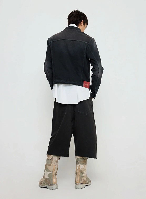 Шорты 424 Big Daddy Denim Short Sugar Washed Black Brown