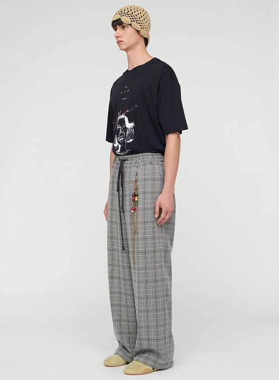 Брюки Song for the Mute Relaxed Lounge Vintage Check Grey