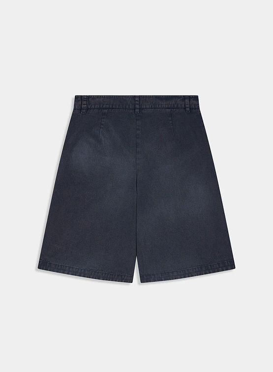 Женские Шорты OPEN YY Washed Bermuda Blue