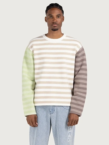 Пуловер HONOR THE GIFT Multi Stripe Bone