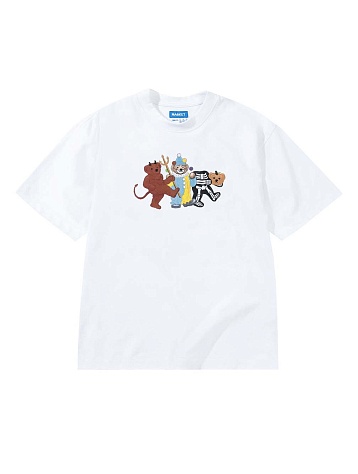 Футболка MARKET Tricky Bears T-Shirt White