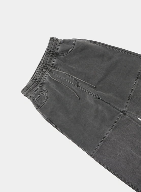 Брюки AMOMENTO Drawstring Denim Pants Charcoal