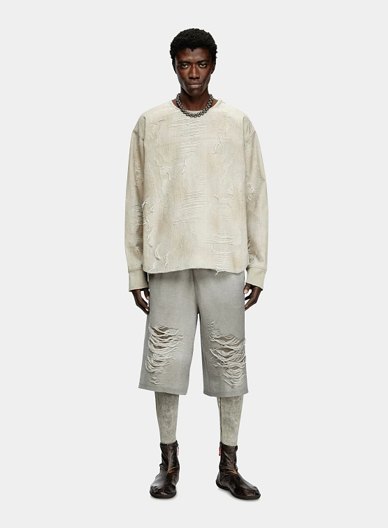 Лонгслив Diesel D-Just-Fsg1 Light Grey