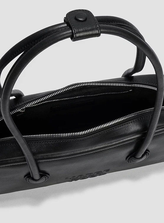 Женская сумка MARGESHERWOOD Soft Baguette Black Pull-Up