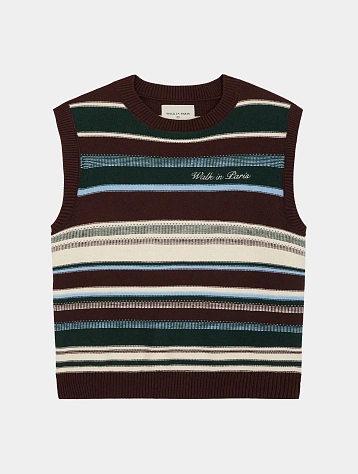 Жилет Walk In Paris Grandpa Sleeveless Knit Vert