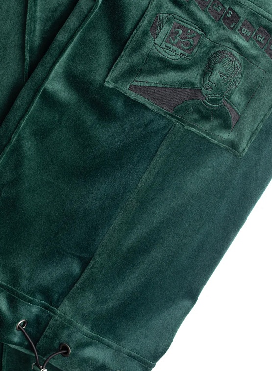 Брюки Jungles Jungles I Tried Velour Pant Green