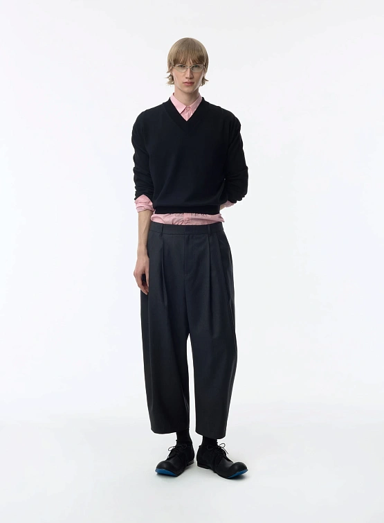 Брюки ADERERROR Sig BK Tag Slacks 01 Grey