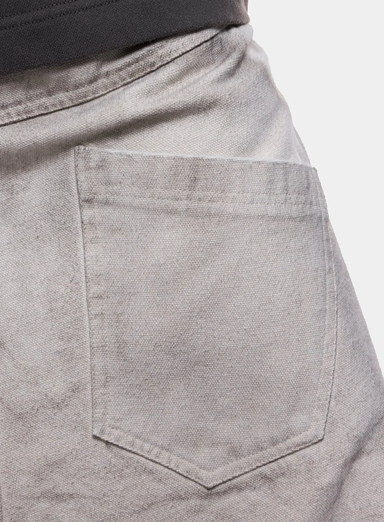 Шорты ARNODEFRANCE Dirty Baggy Shorts White