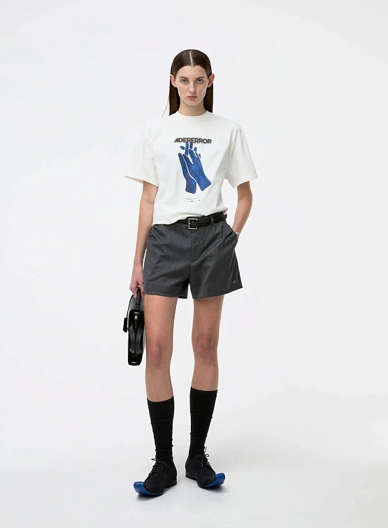 Футболка ADERERROR T-Shirt Product. 47 Off White