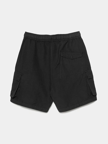 Шорты MAHARISHI 6082 Hemp Cargo Asym Track Black