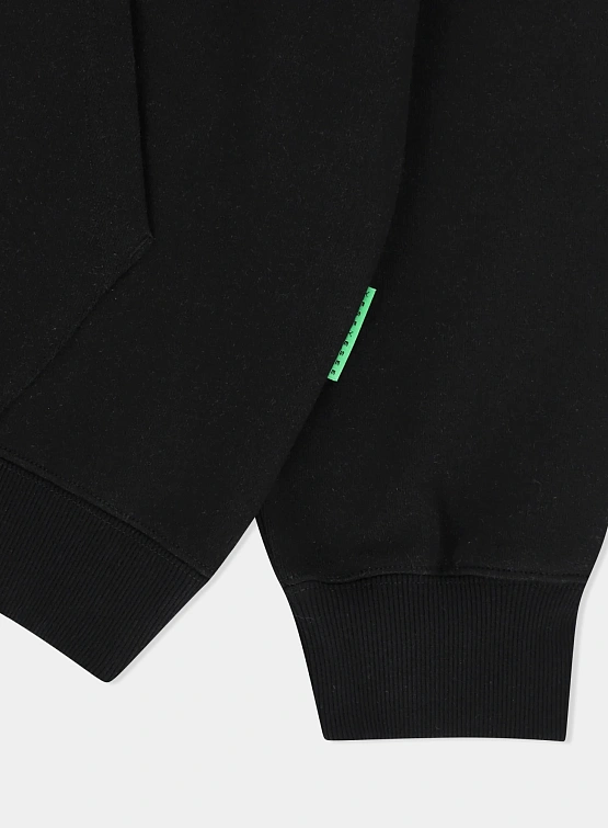 Худи YESEYESEE Arch Logo Hoodie Black