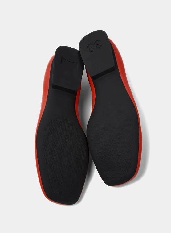 Женские балетки Camper Casi Myra Leather Red
