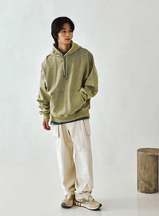 Худи FrizmWORKS OG Vintage Dyeing Pullover Mustard