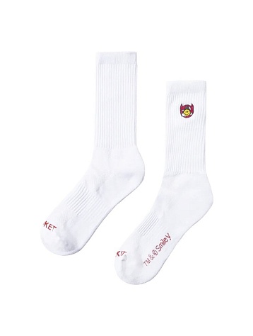 Носки MARKET Smiley Inner Peace White