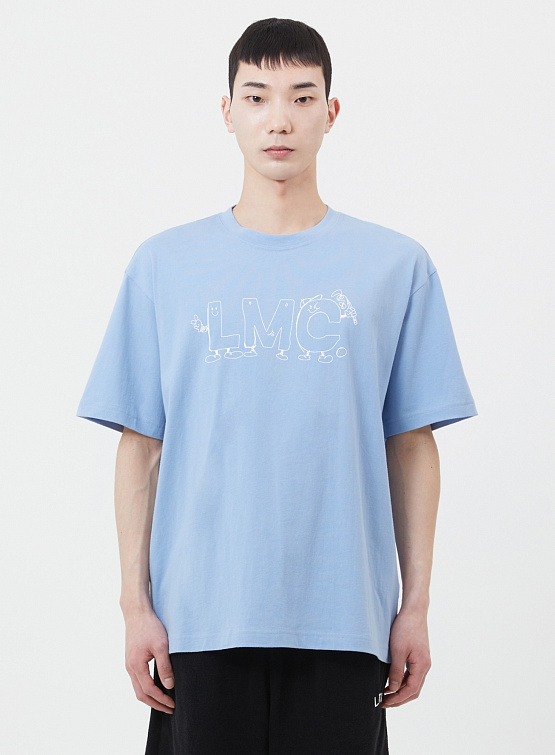Футболка LMC Doodle Tee Ash Blue